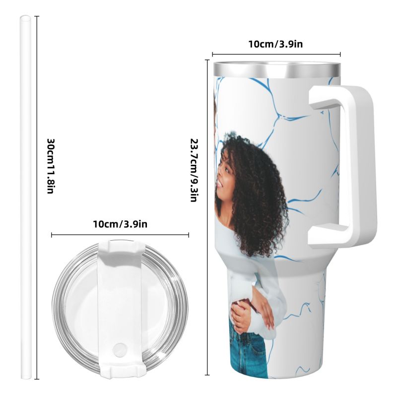 40OZ Insulated Tumbler with Handle
